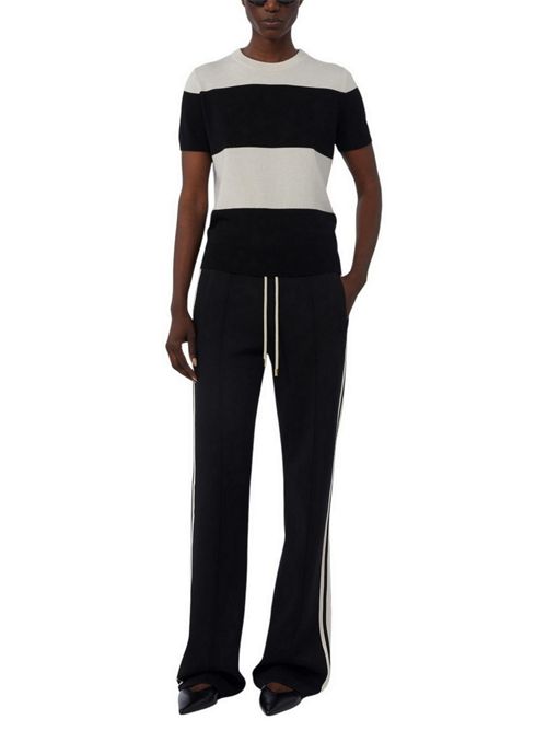 maglia donna Magenta avorio e nero MaxMara S | SMMMAGENTA016